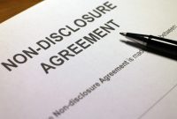 When Should You Request/Sign a Non-Disclosure Agreement?