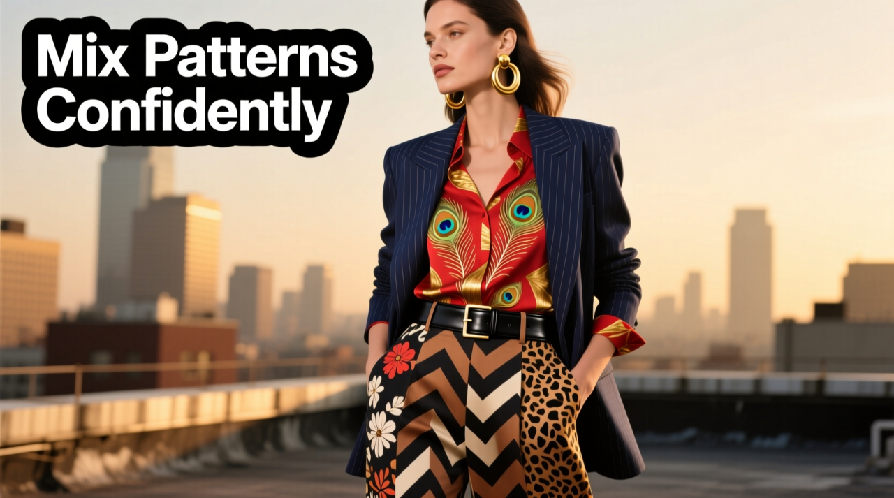 How To Wear Bold Patterns Without Clashing