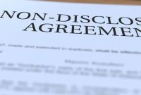 Apa Itu Perjanjian Non-Disclosure Atau NDA